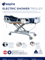 Aspire Electric Shower Trolley Flyer