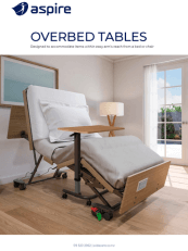 Aspire Overbed Table Brochure