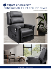 Aspire PostureFit Configurable Lift Recline Chair Brochure